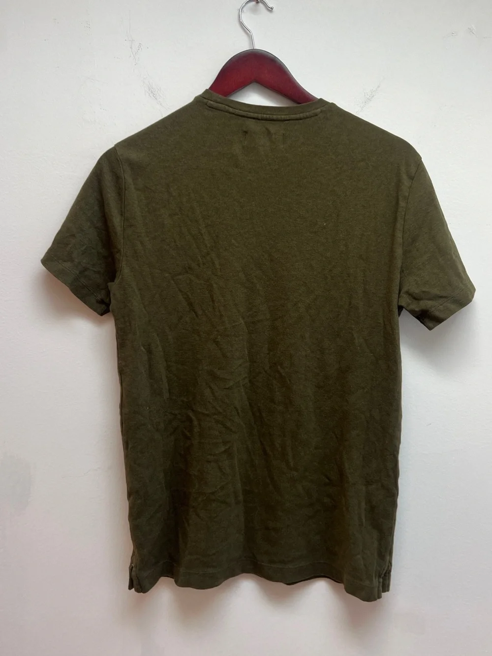 BANANA REPUBLIC Men’s Olive Green Luxury Touch Short Sleeve T-Shirt Size S